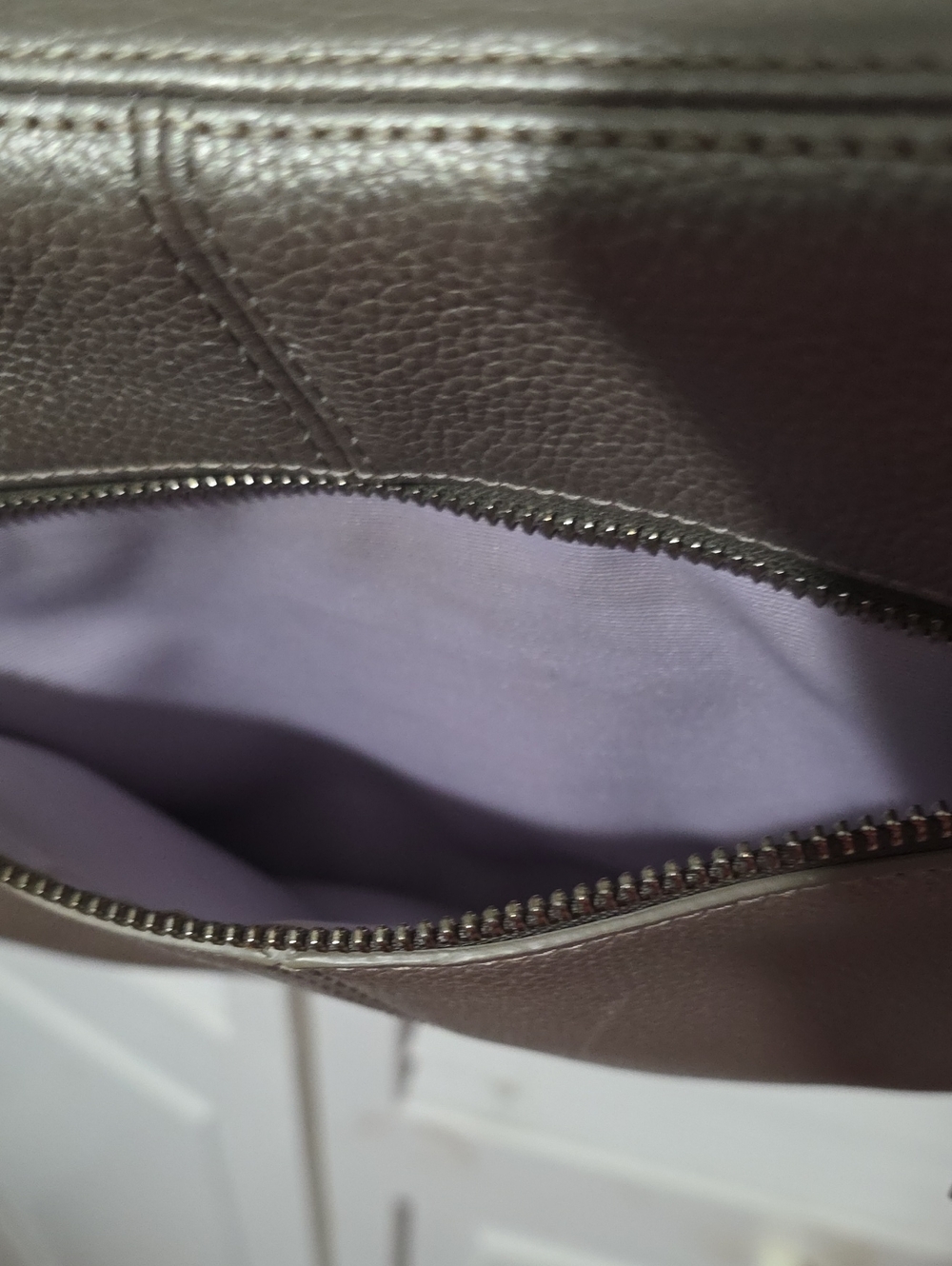 COACH LEGACY SILVER METALLIC EUC - Picture 10 of 11